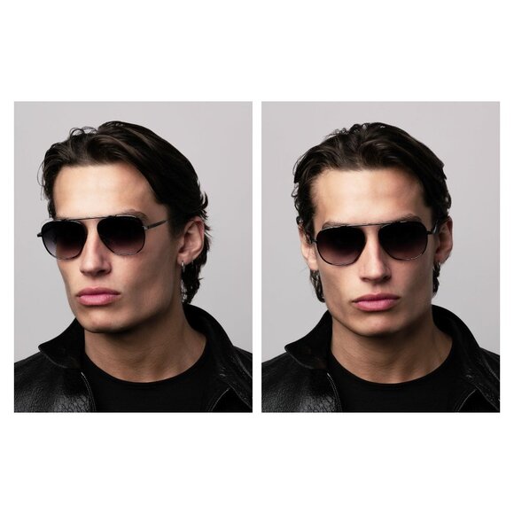 New DITA Flight.009 Grey Square DTS 409 03 Sunglasses Women - Picture 4 of 6